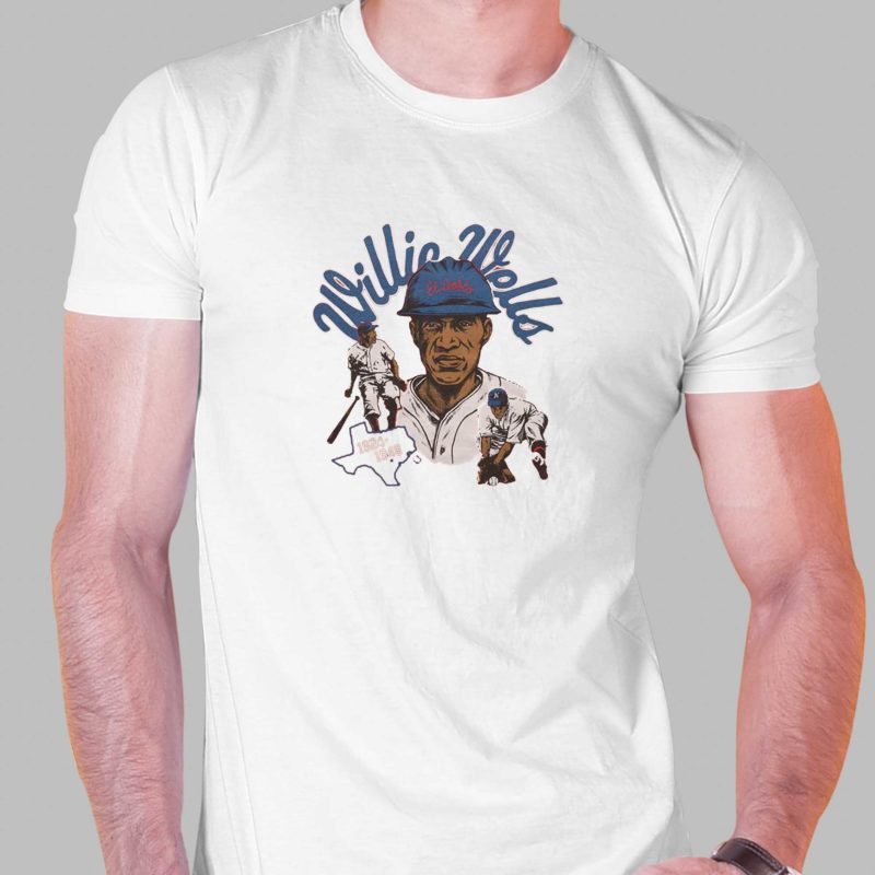 Willie Wells Retro Negro Leagues Baseball T-Shirt - Shibtee Clothing