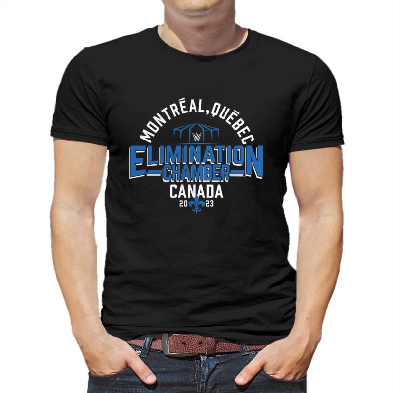 wwe elimination chamber 2023 montreal t shirt 1