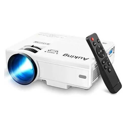 The AuKing Mini Projector is a