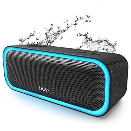 The Bluetooth speaker is a device