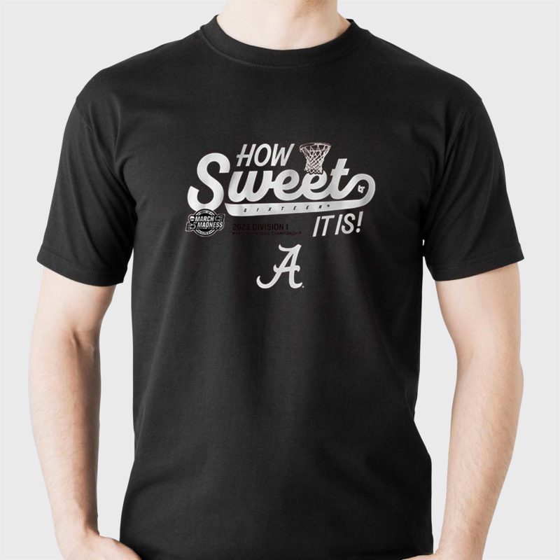 alabama mens basketball sweet sixteen t shirt 1 1