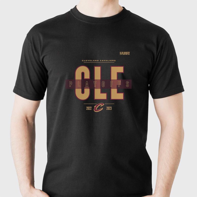 cleveland cavaliers fanatics branded 2023 nba playoffs jump ball t shirt 1 1