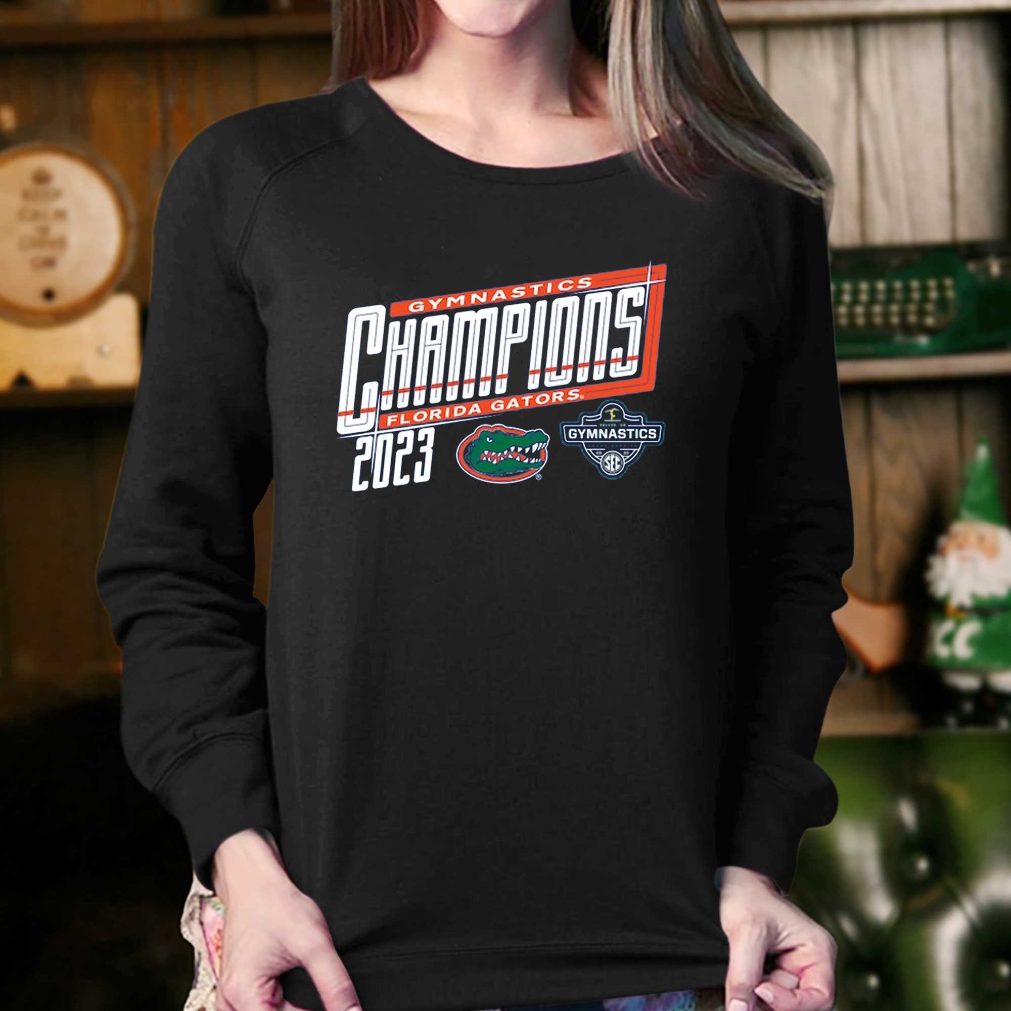 Florida Gators 2023 Sec Women's Gymnastics Tournament Champions Locker Room  T-shirt - Shibtee Clothing