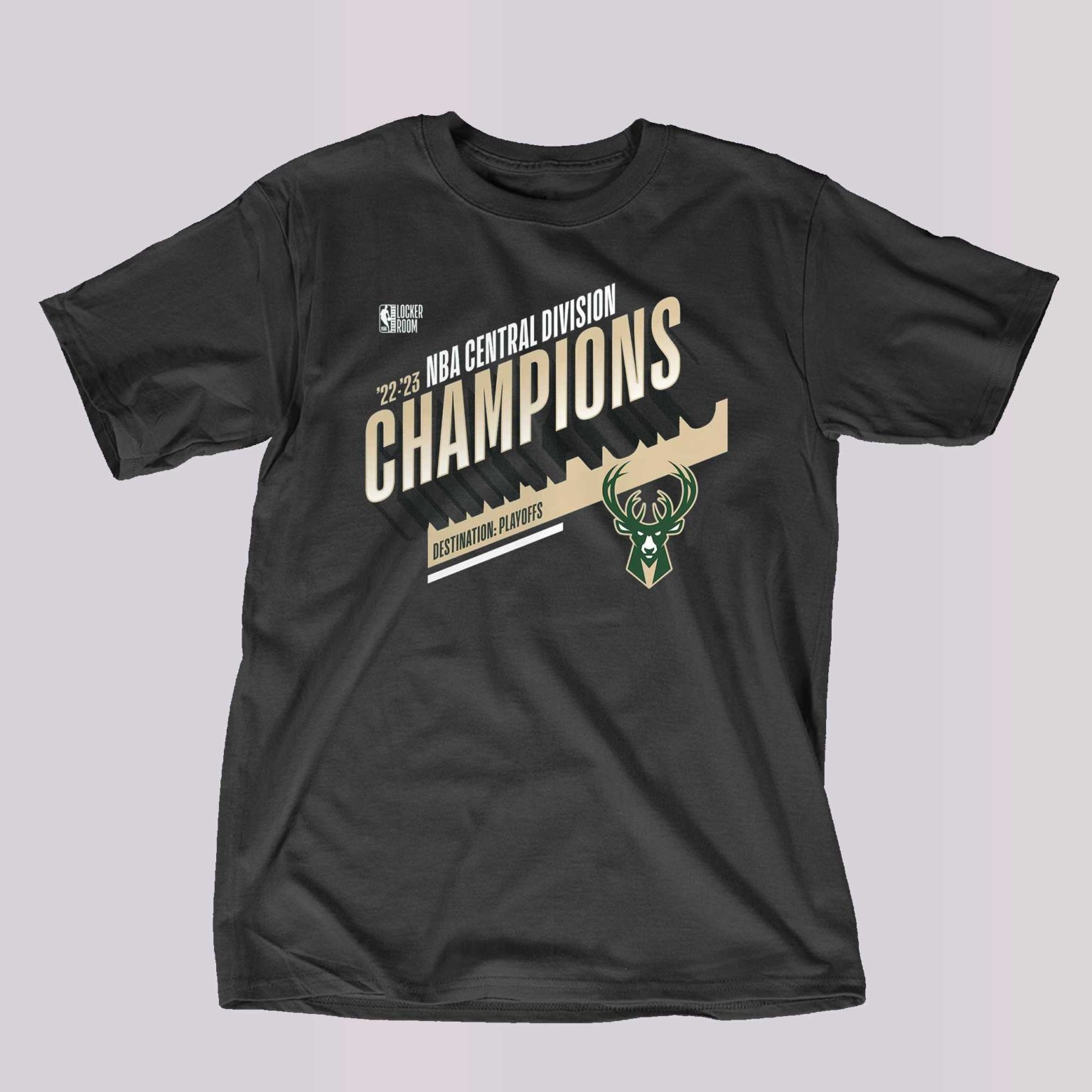 Milwaukee Bucks 2023 Central Division Champions Locker Room T-Shirt ...