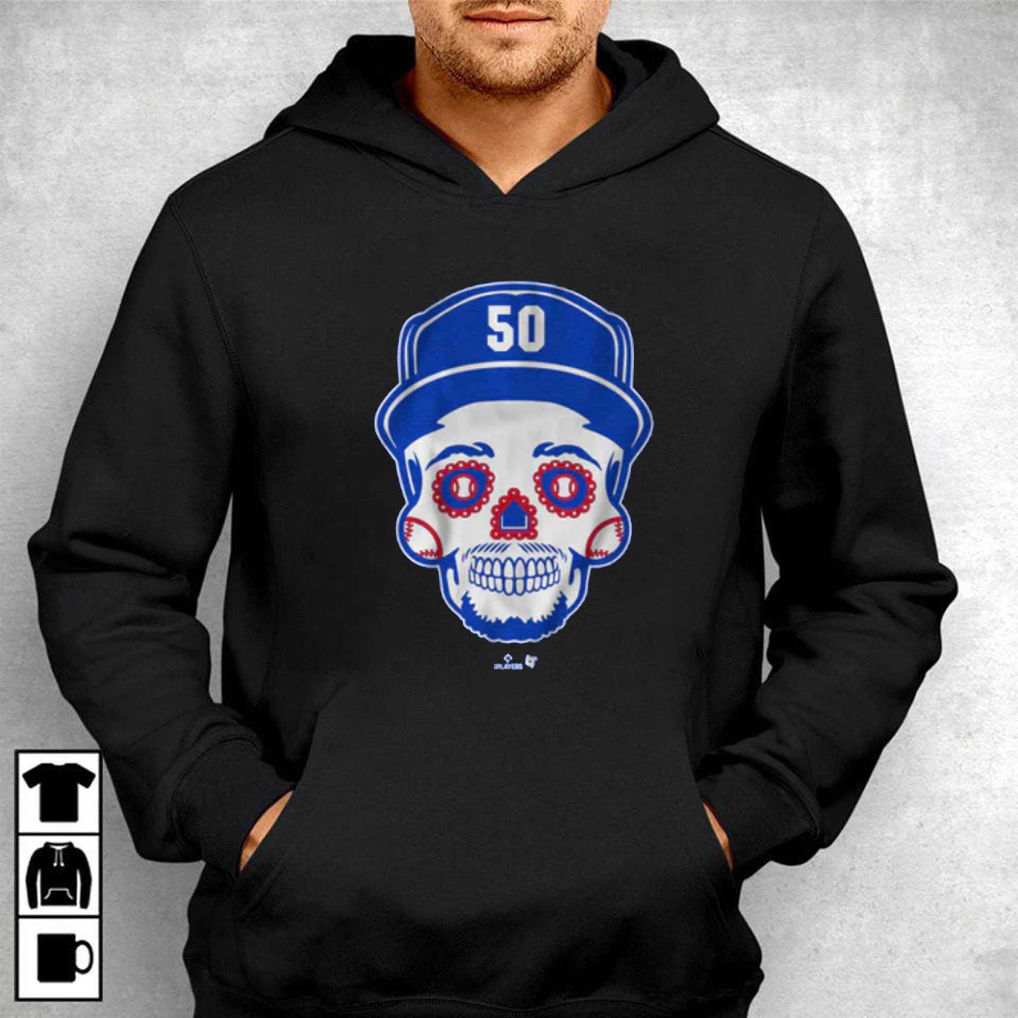 Mookie Betts: Sugar Skull, Women's V-Neck T-Shirt / Large - MLB - Sports Fan Gear | breakingt