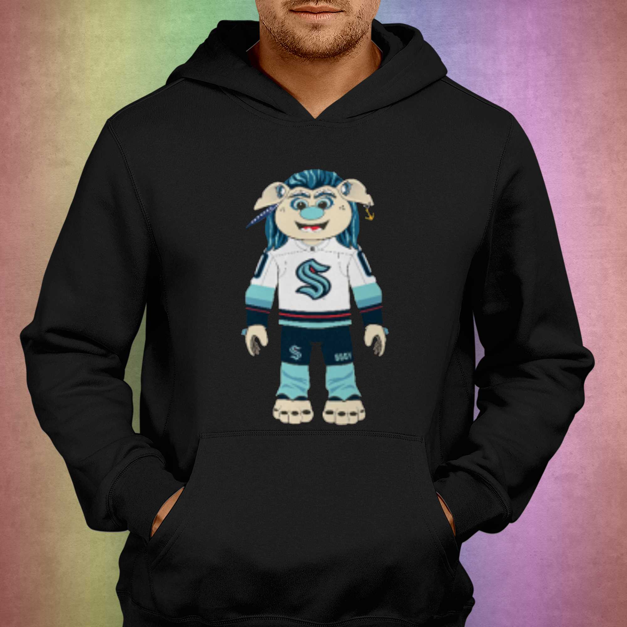 Seattle Kraken Fanatics Mascot Buoy T-shirt - Shibtee Clothing