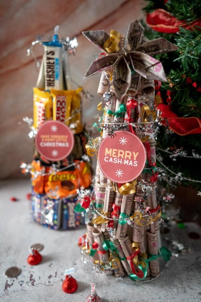 Note that the same supplies can be used to create a stunning candy tree.
