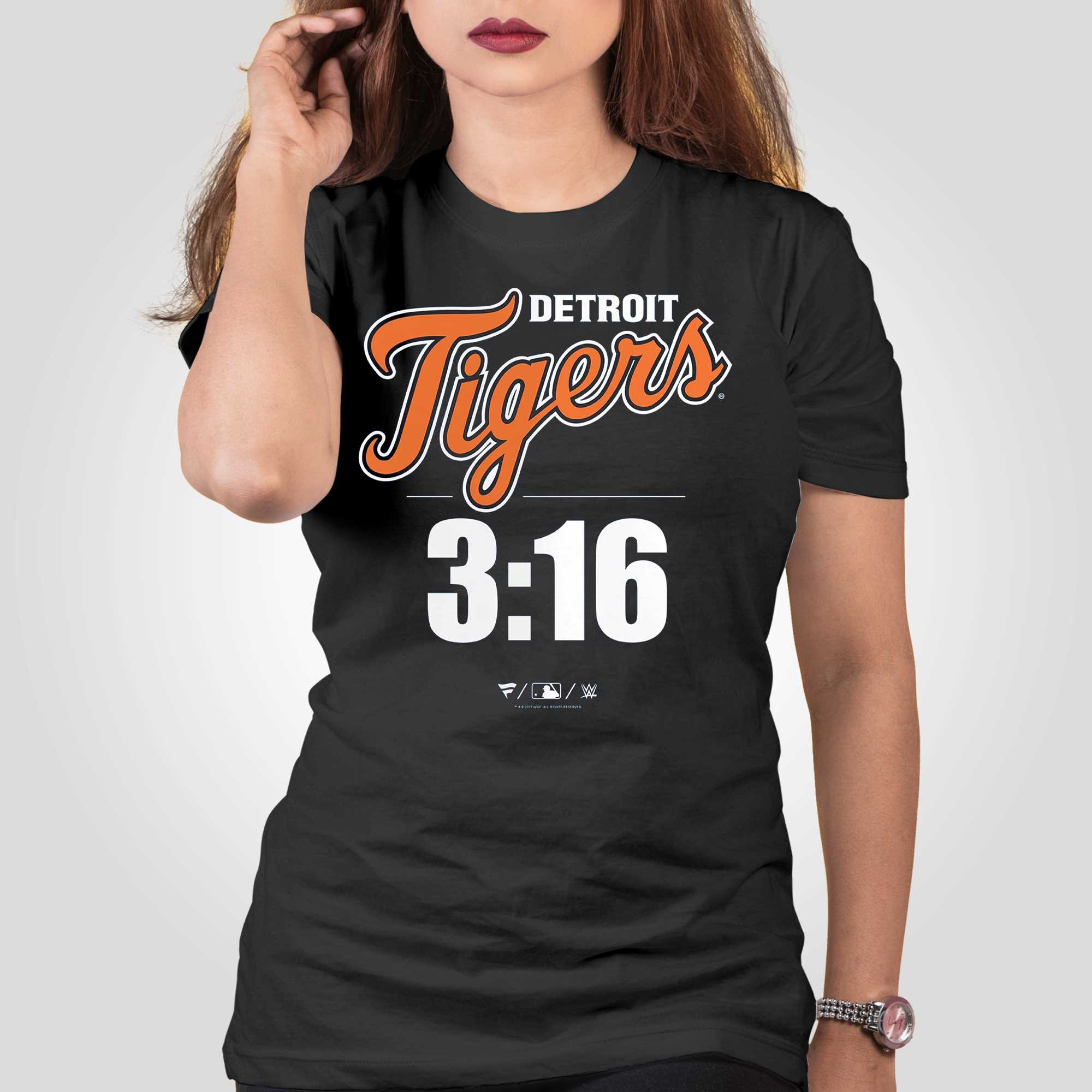 Stone Cold Steve Austin Detroit Tigers Fanatics Branded 3:16 T-shirt -  Shibtee Clothing