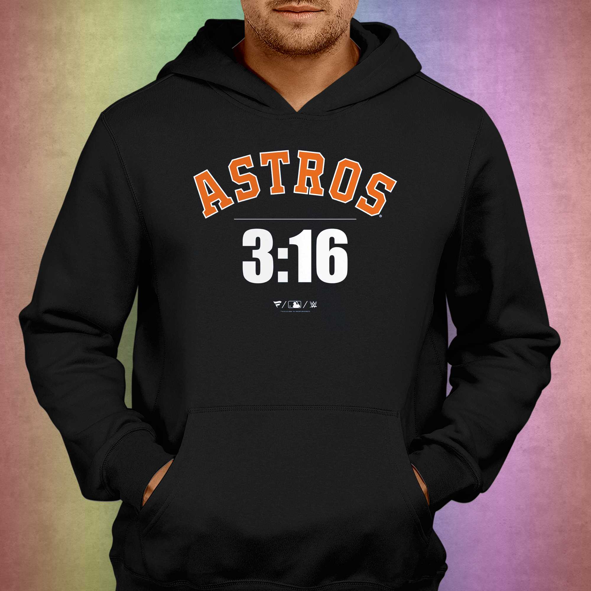 Men's Fanatics Branded Stone Cold Steve Austin Navy Houston Astros 3:16 T- Shirt