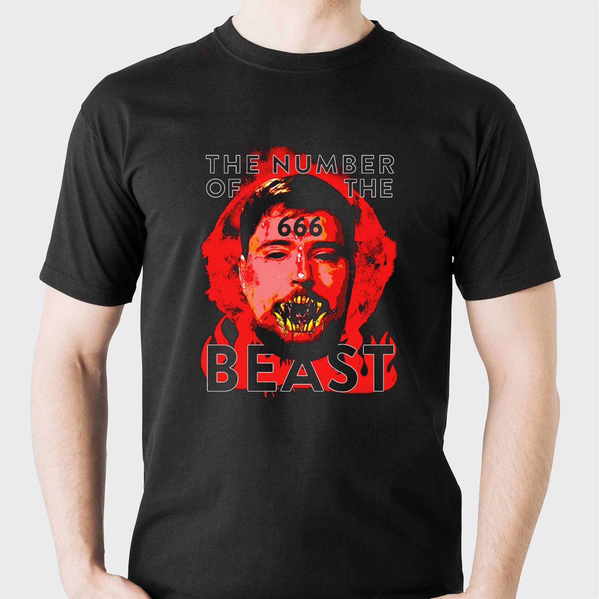 The Number Of The Beast T-shirt - Shibtee Clothing