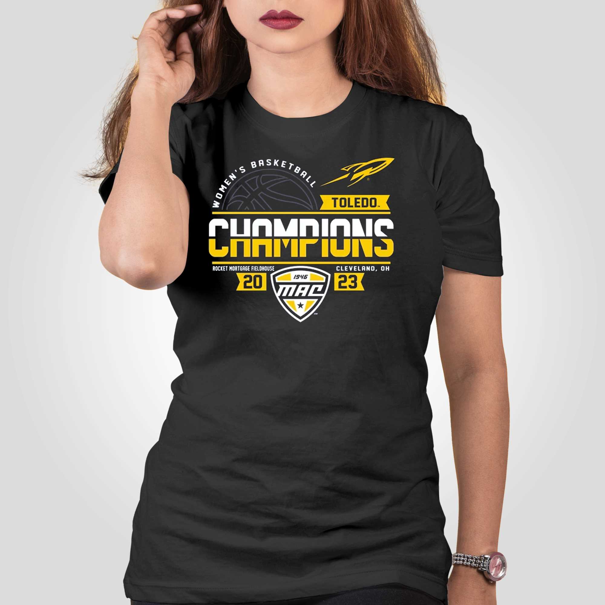 Toledo Rockets Blue 84 2023 Mac Women's College Basketball Conference  Tournament Champions T-shirt - Shibtee Clothing