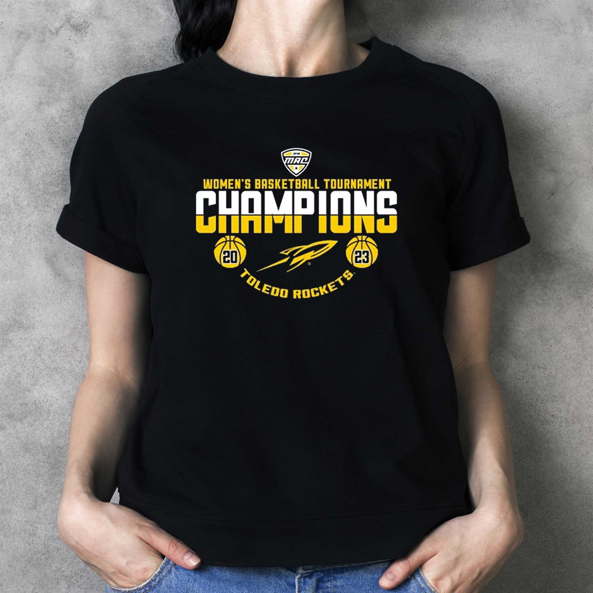 Toledo Rockets Blue 84 2023 Mac Women's College Basketball Conference Tournament  Champions T-shirt - Shibtee Clothing