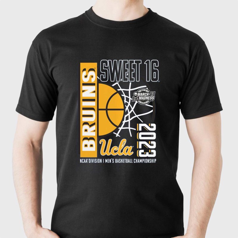 ucla bruins 2023 ncaa mens basketball tournament march madness sweet 16 t shirt 1 1