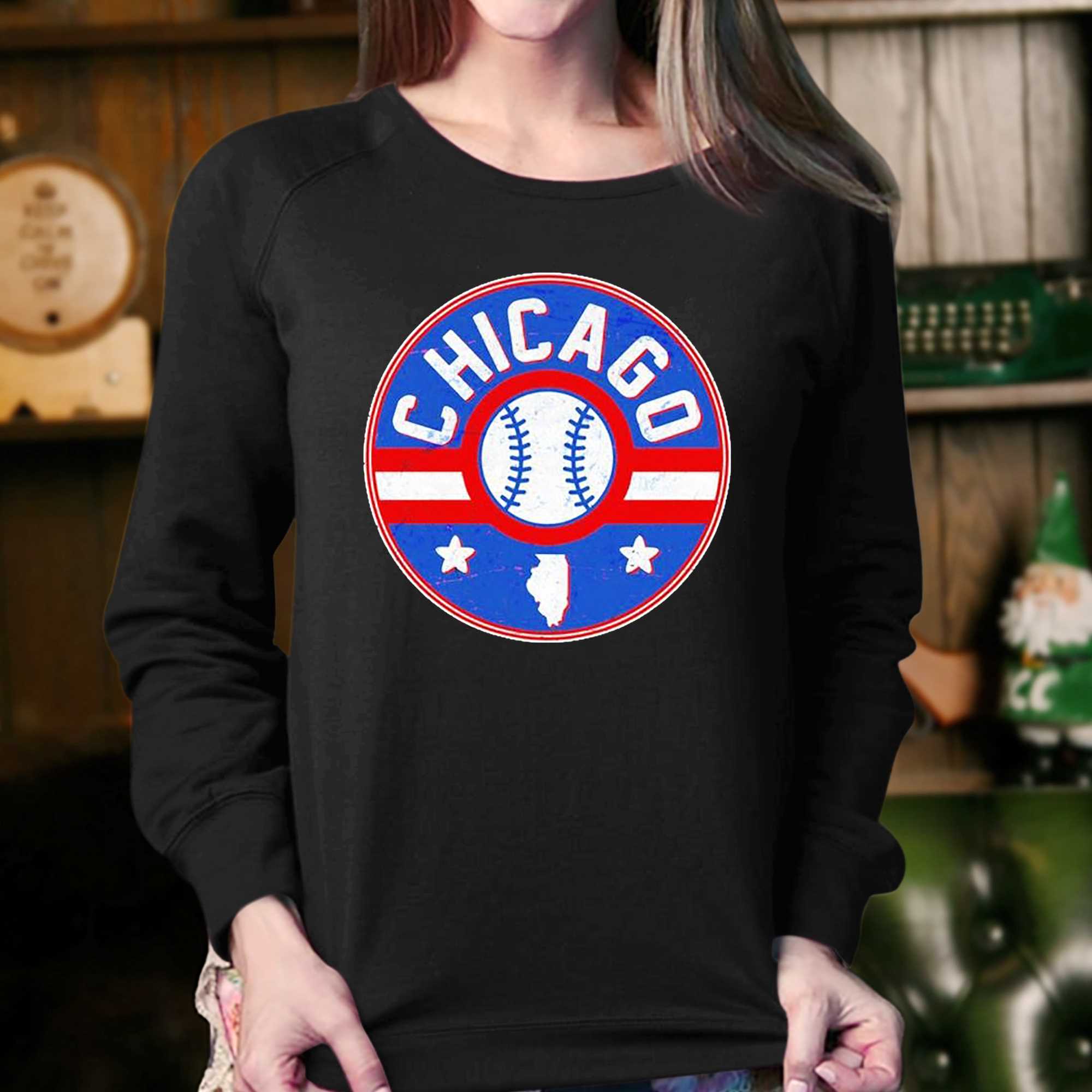 Vintage Chicago Baseball Emblem Shirt - Shibtee Clothing