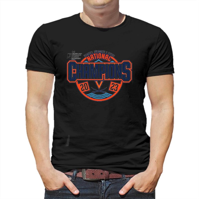 virginia cavaliers blue 84 2023 ncaa womens swimming diving national champions t shirt 1 1