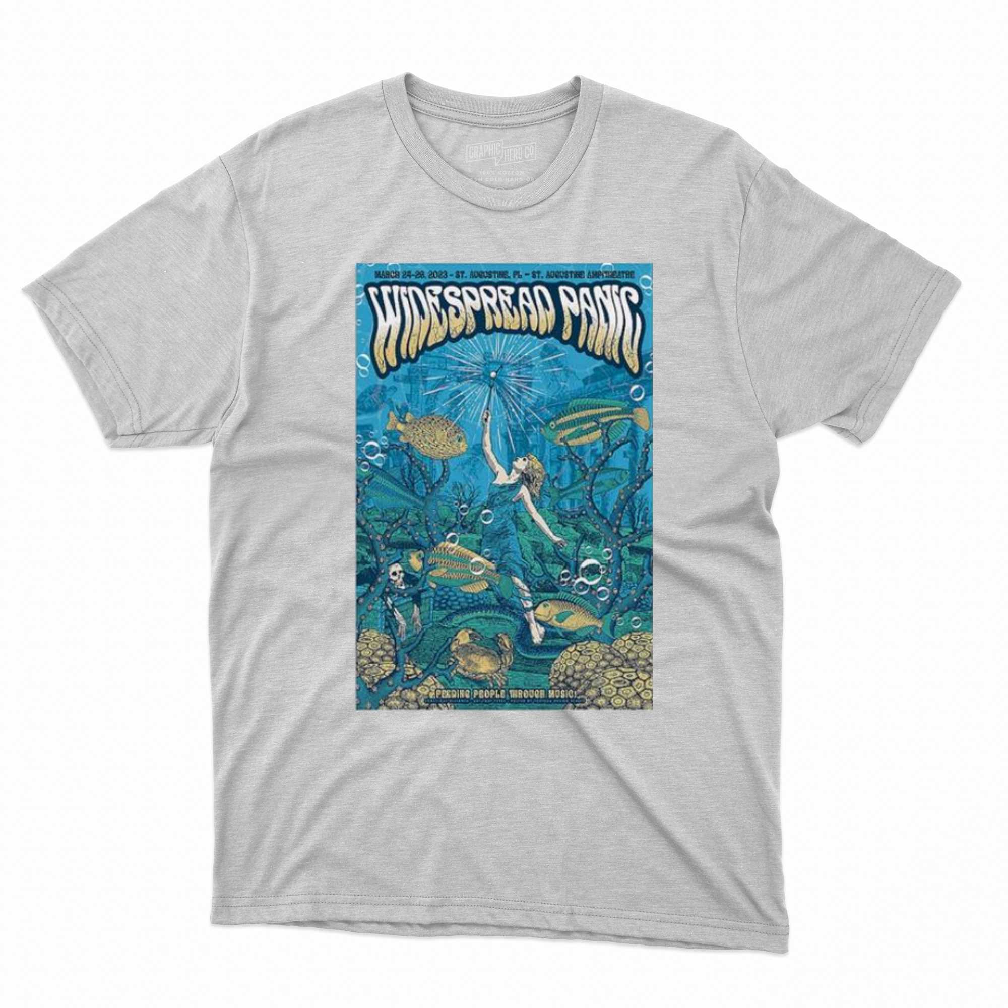 Widespread Panic March 24-26 2023 St Augustine Fl Poster Shirt ...