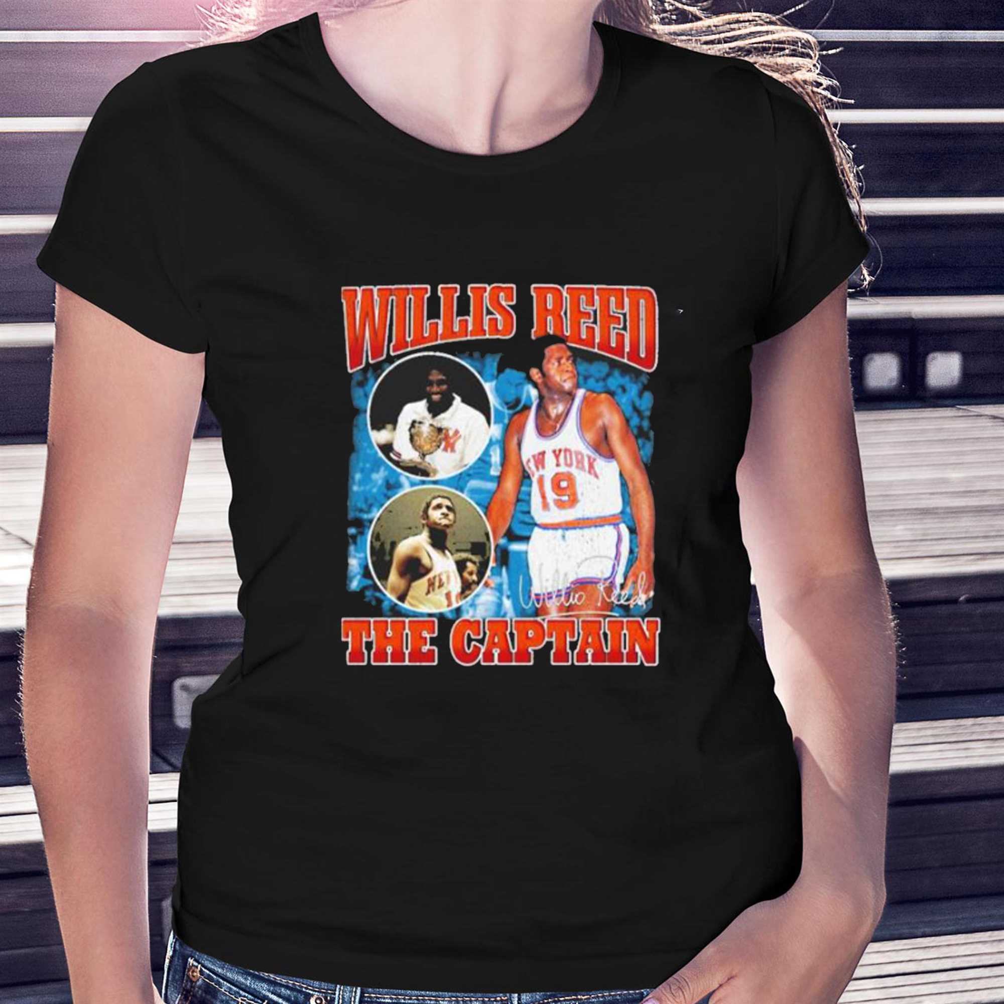 Kompleks tricky Stort univers Willis Reed The Captain Basketball Legend Nba T-shirt - Shibtee Clothing