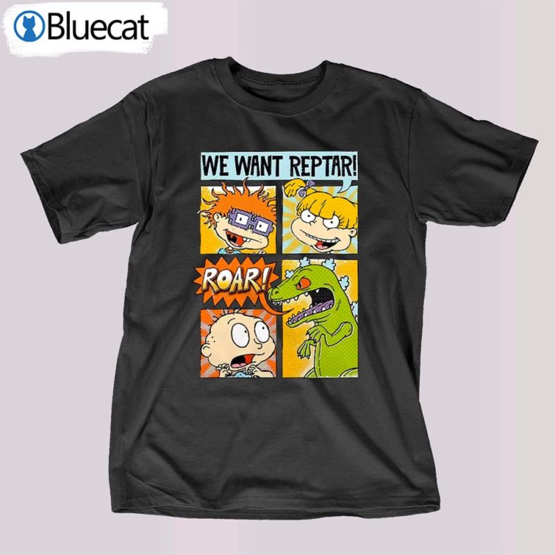 womens we want reptar rugrats shirt 1 2