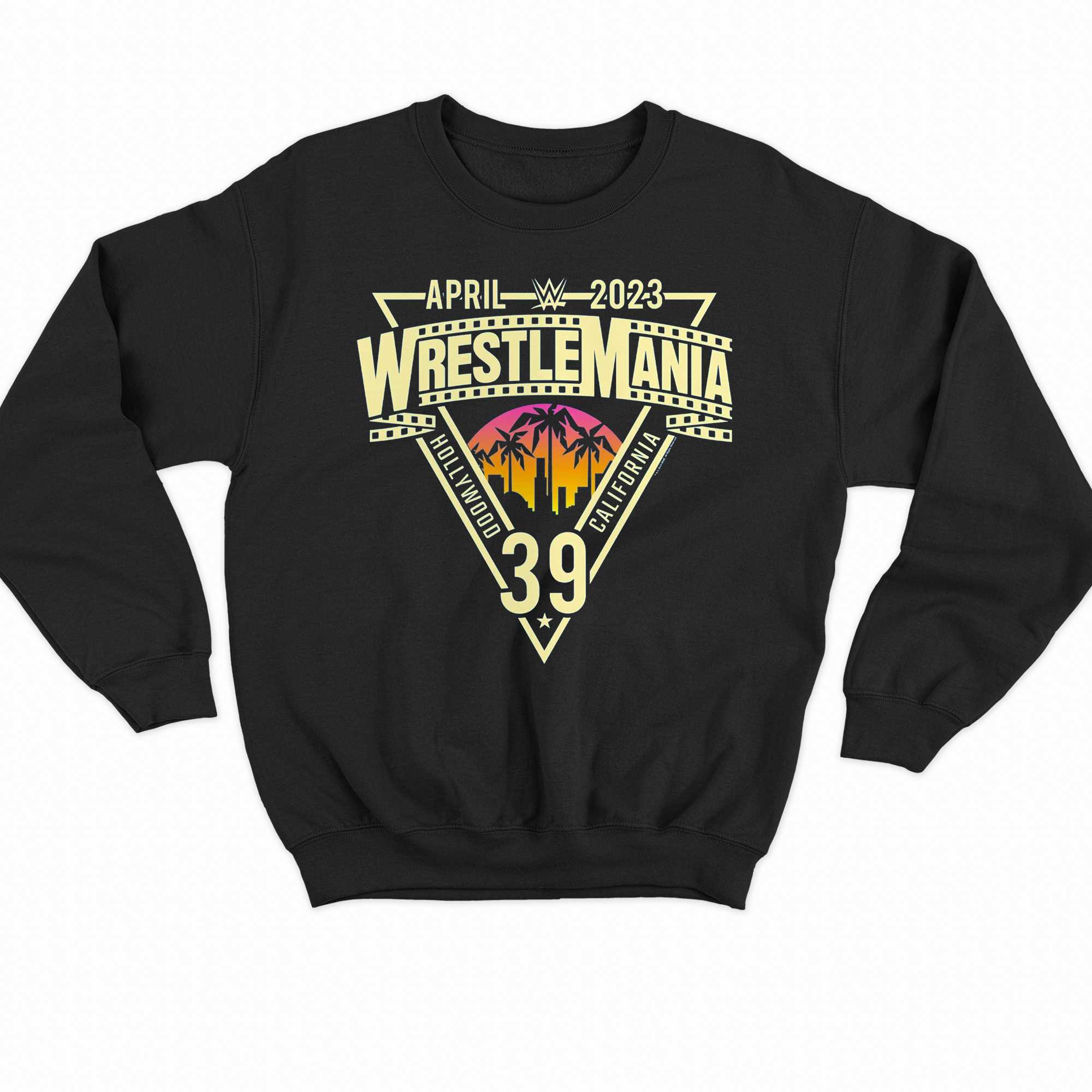 Wwe Fanatics Branded Wrestlemania 39 Sunset Logo T-shirt - Shibtee ...
