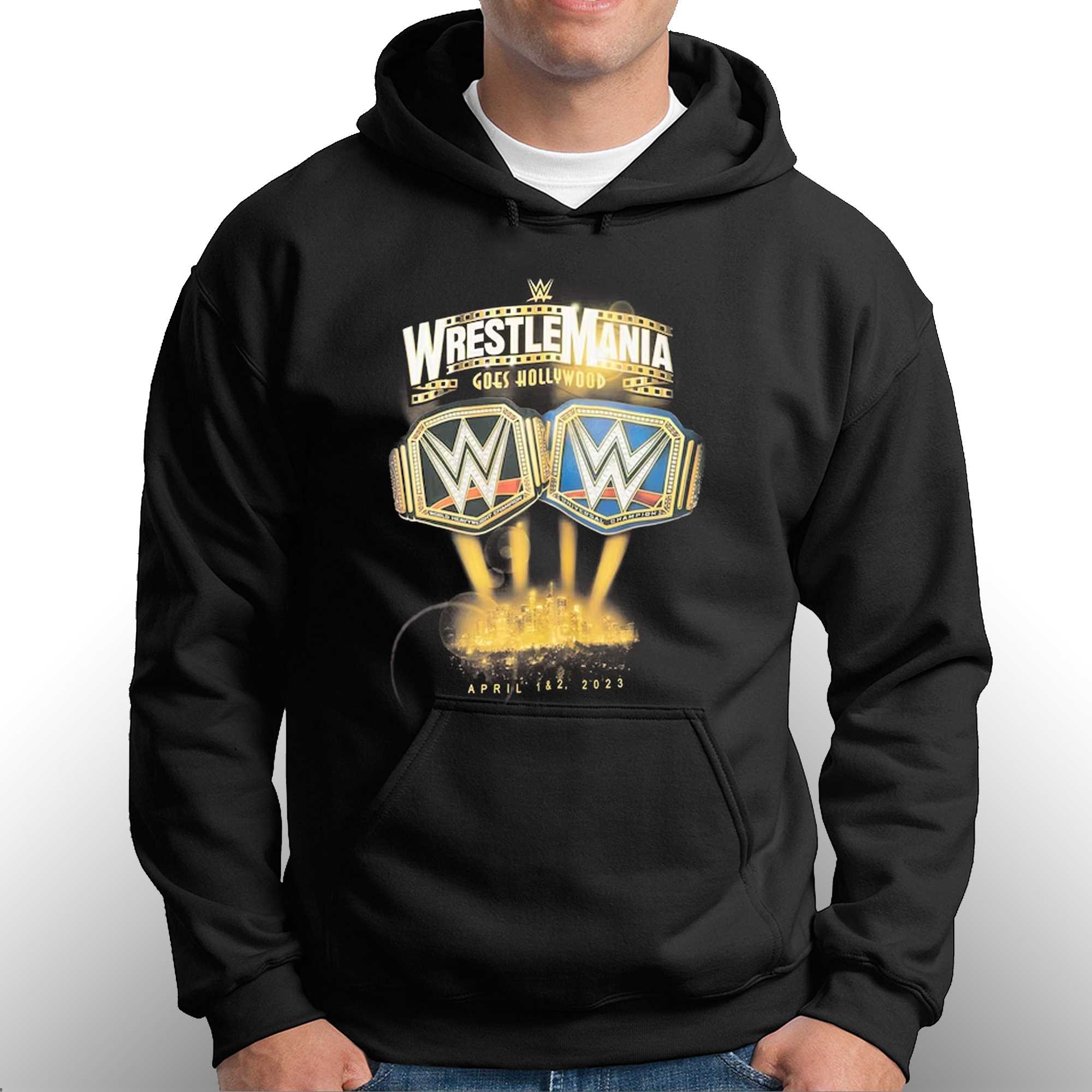 Wwe Mitchell Ness Wrestlemania 39 T-shirt - Shibtee Clothing