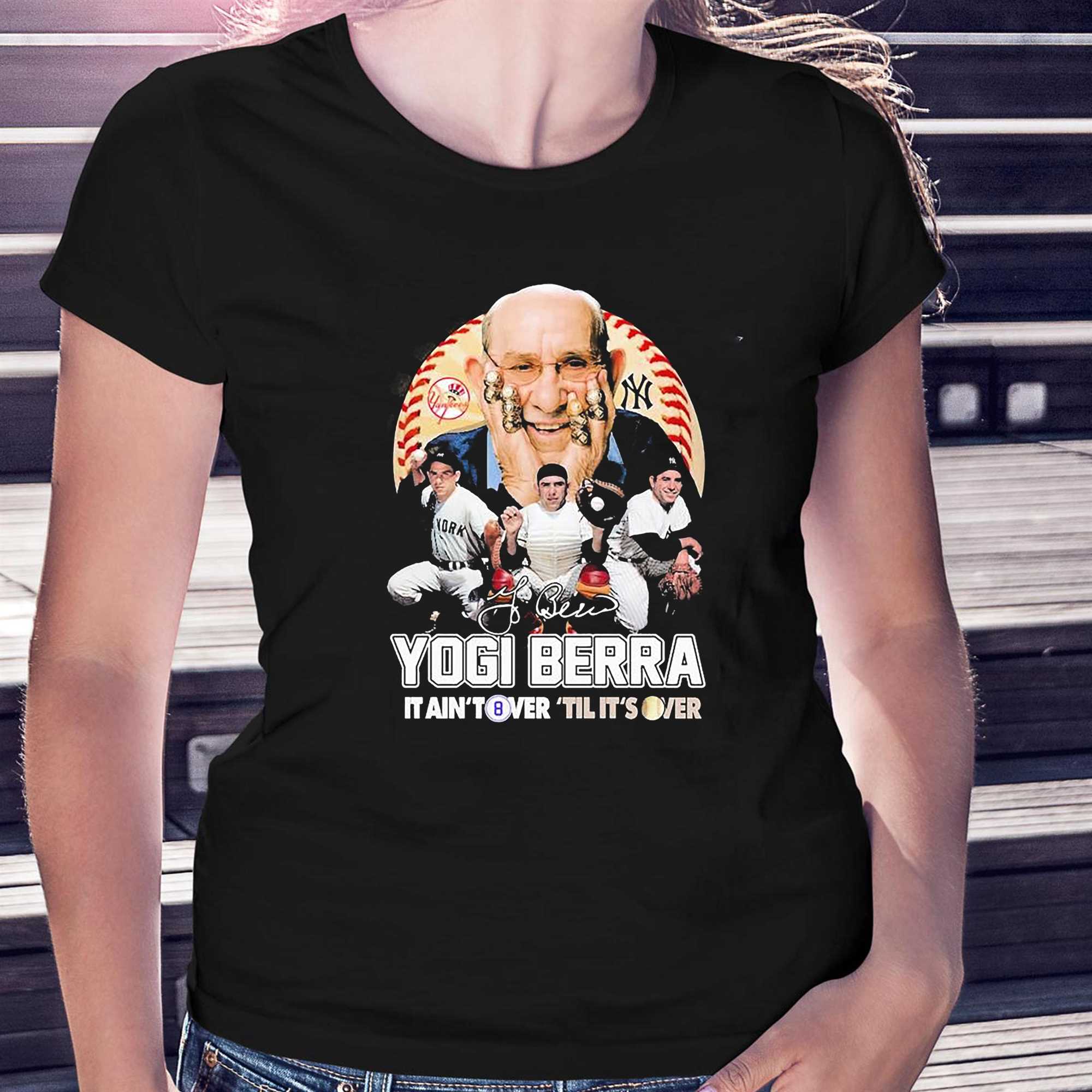 Yogi Berra It Aint Over Till Its Over Signature Shirt