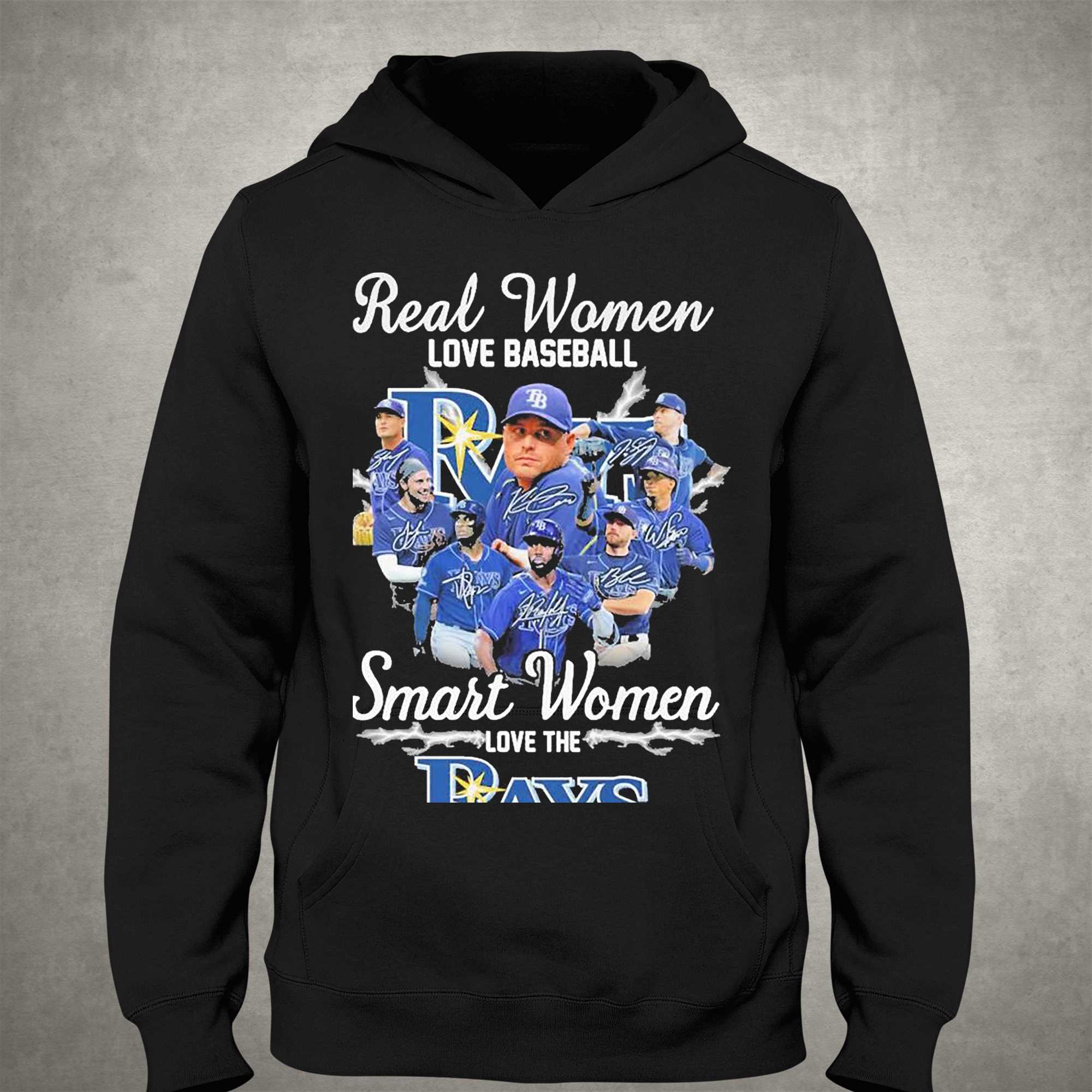 Real Women Love baseball smart woemn love the Tampa Bay Rays signature 2023  shirt - Limotees