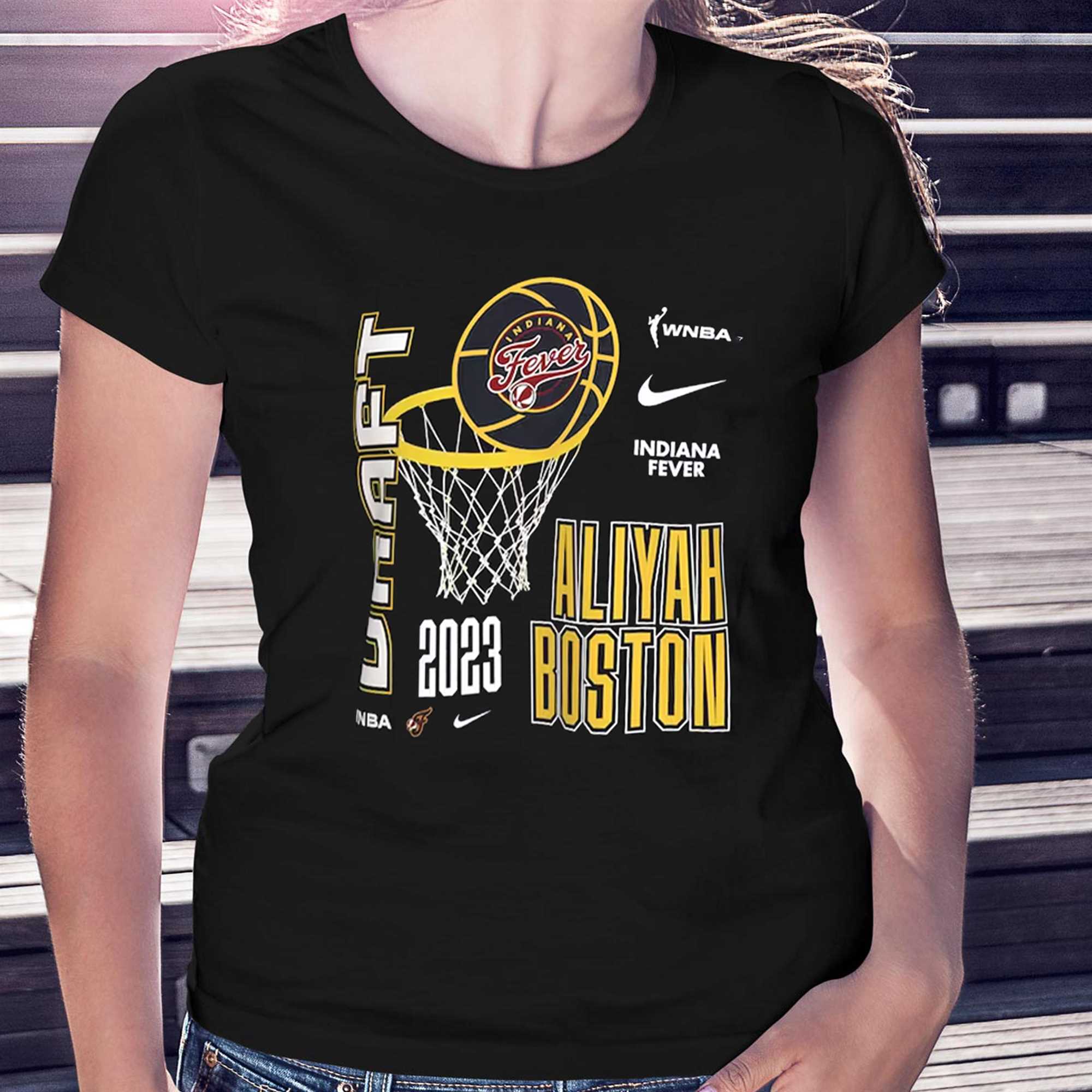 Aliyah Boston Indiana Fever 2023 Wnba Draft Name Number T-shirt - Shibtee  Clothing