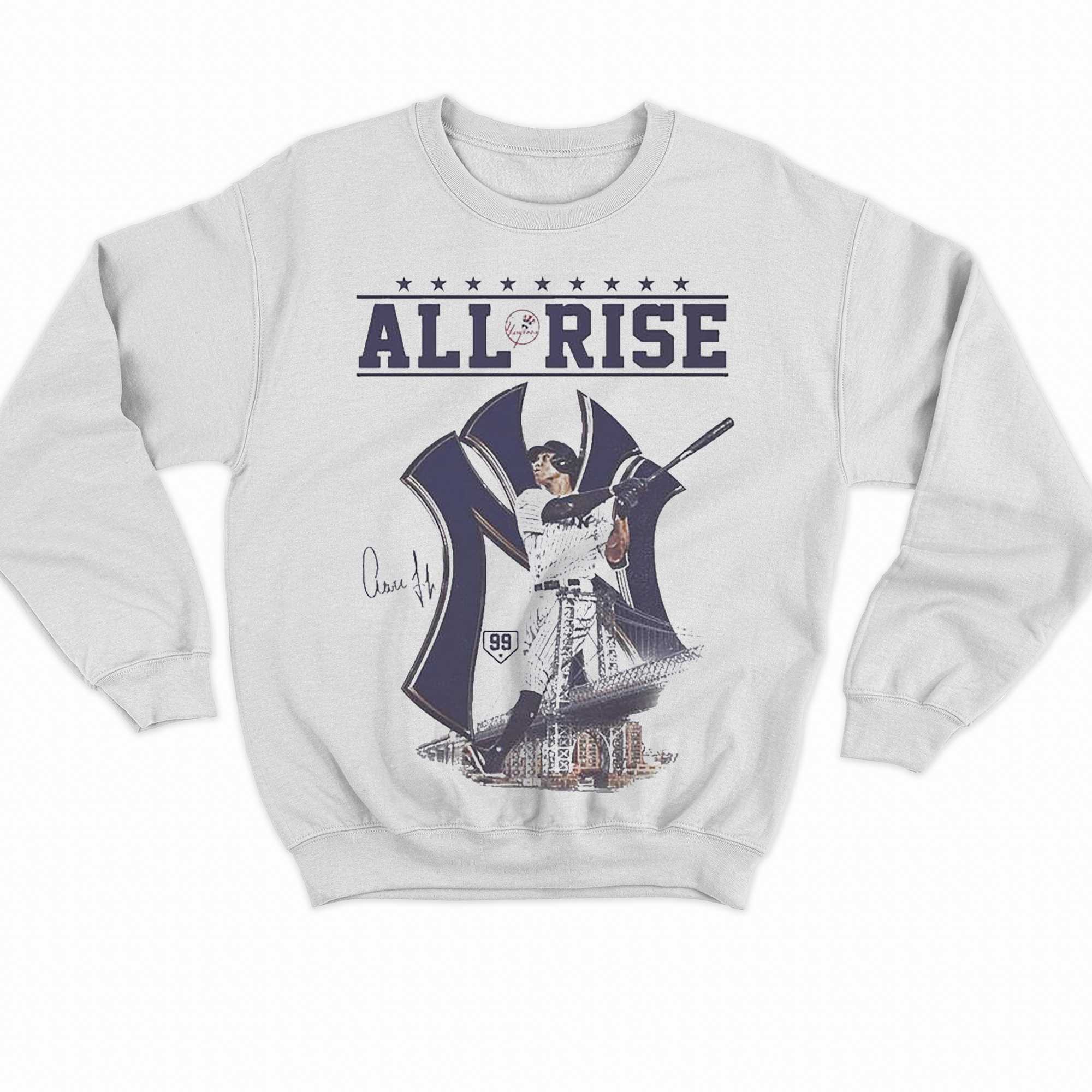 Aaron Judge All Rise T Shirt New Aaron Judge York Yankees Tee