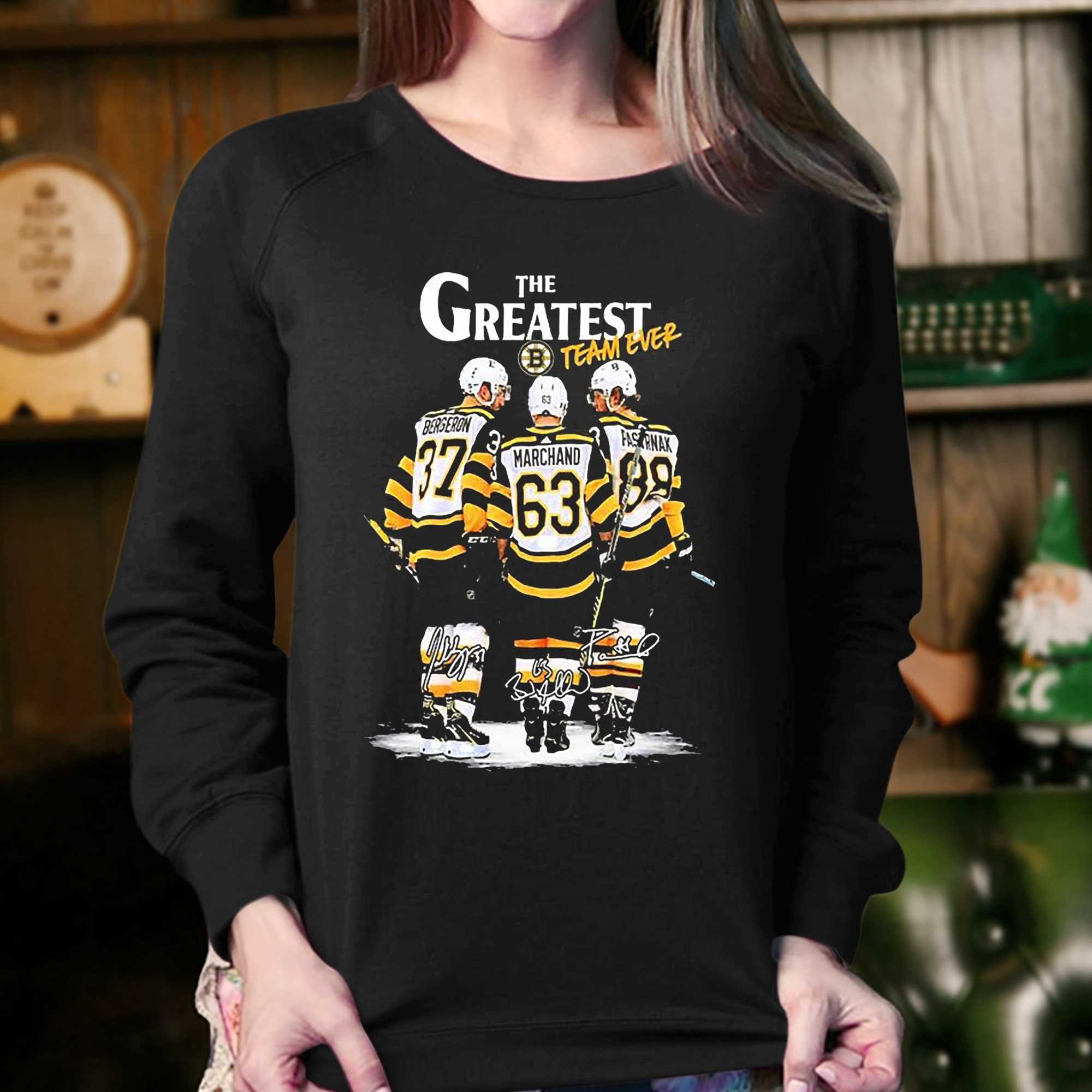 Boston Bruins All-Time Greats Team Signatures T-Shirt, hoodie, sweater,  long sleeve and tank top