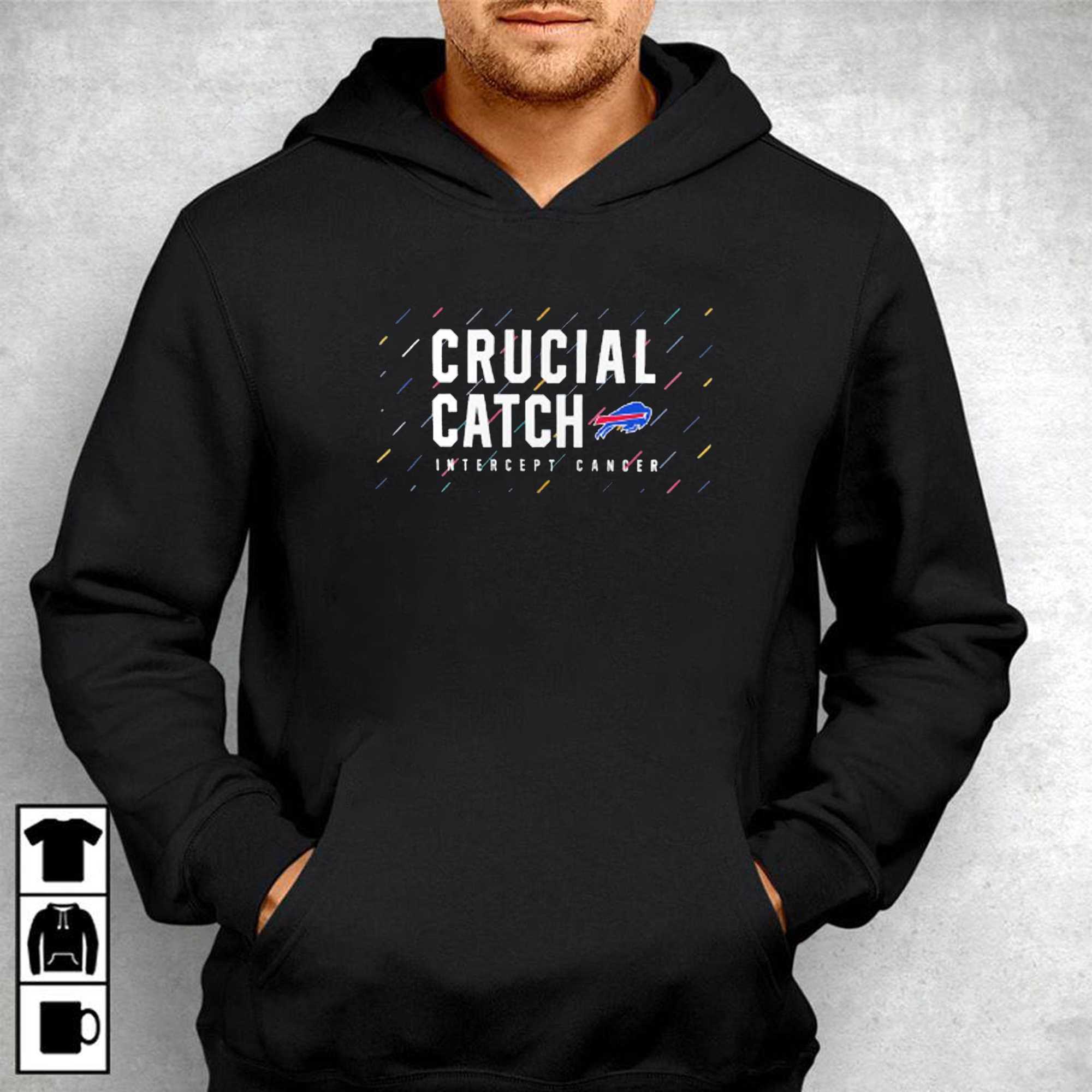 Buffalo Bills 2023 Crucial Catch Intercept Cancer Shirt - Shibtee