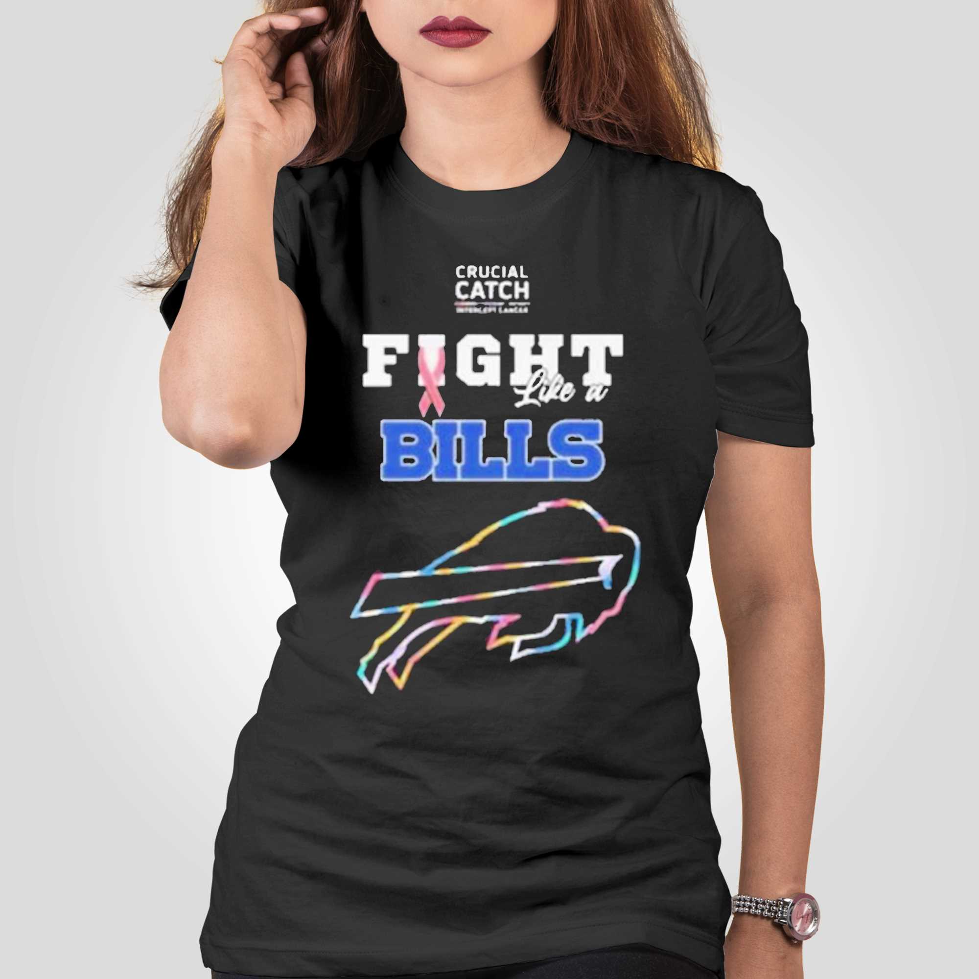 Buffalo Bills Crucial Catch Intercept Cancer Fight Like A Bills Shirt
