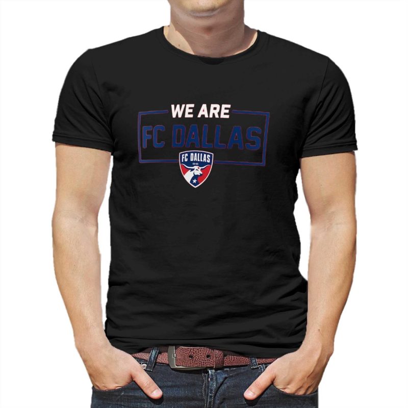 fc dallas we are logo t shirt 1 2