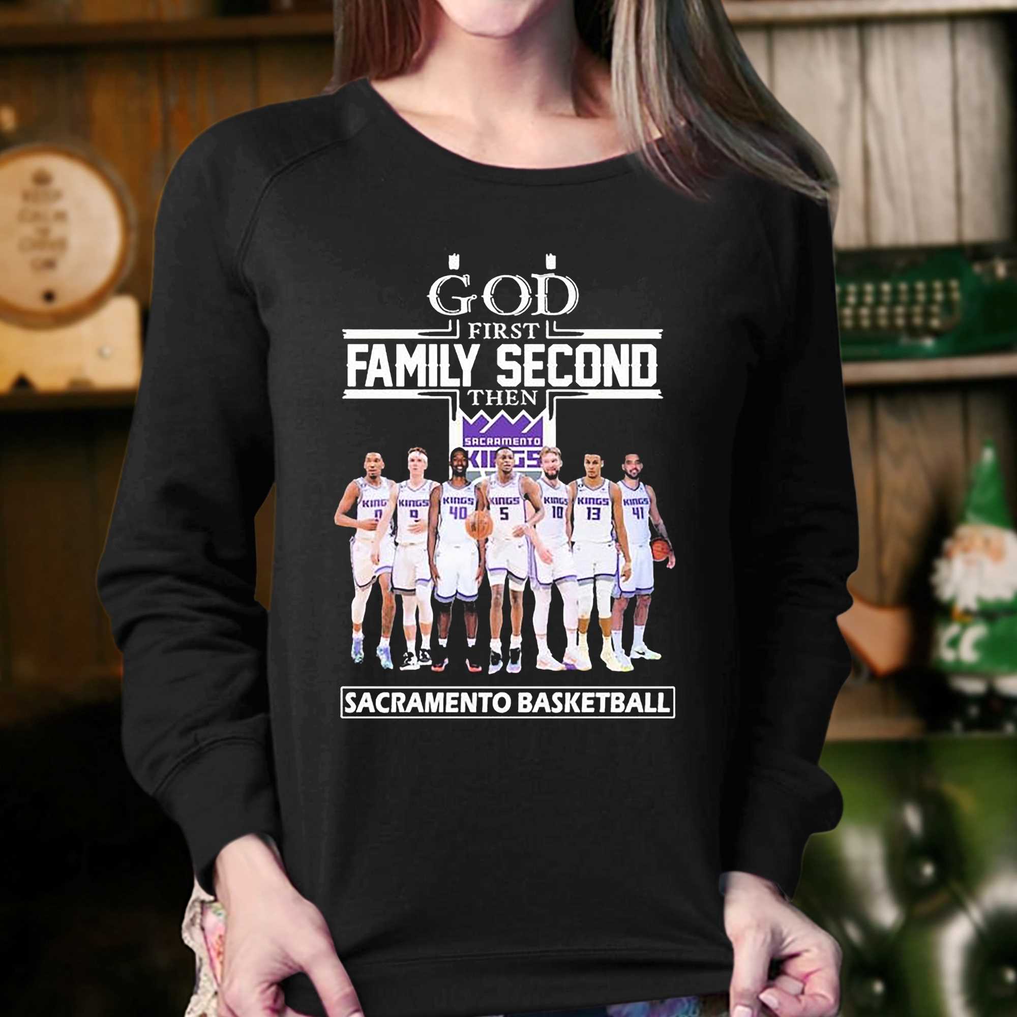 God First Family second then Milwaukee Brewers baseball shirt