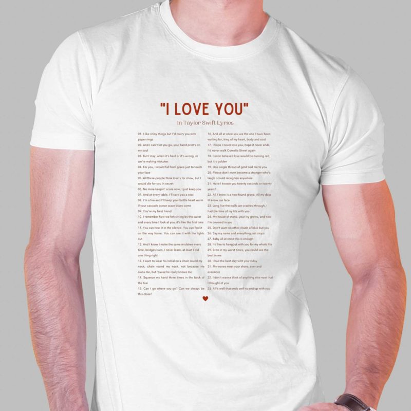 i love you in taylor swift lyrics sweatshirt 1 3