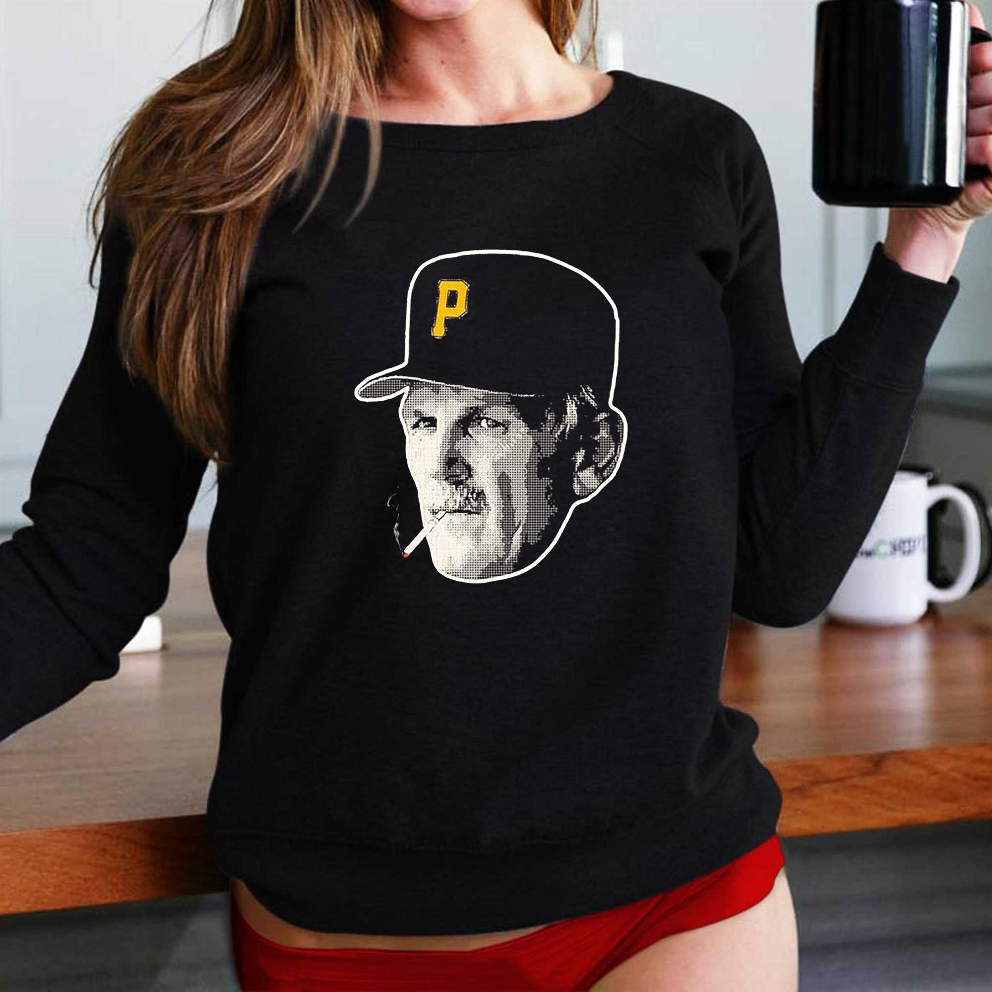 Jim leyland smoking Pittsburgh pirates shirt, hoodie, sweater