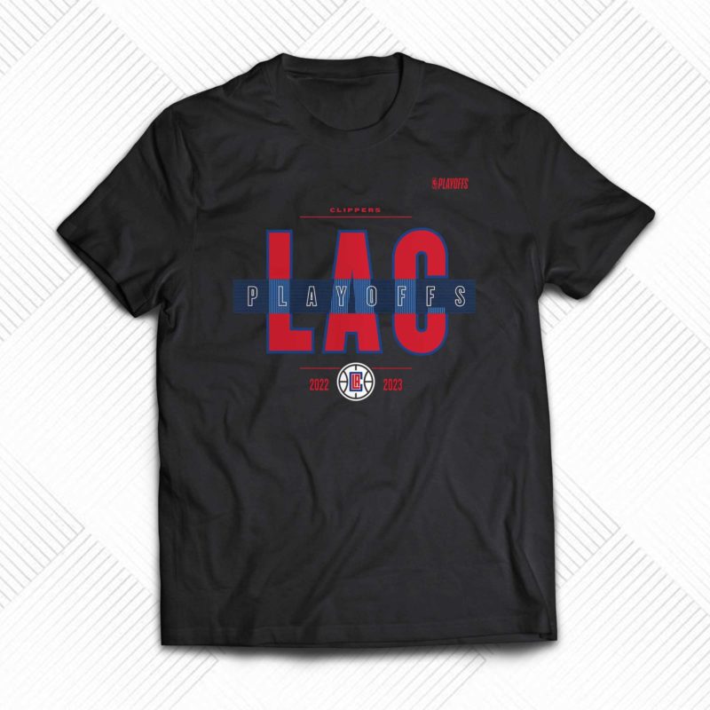 la clippers fanatics branded 2023 nba playoffs jump ball t shirt 1 2