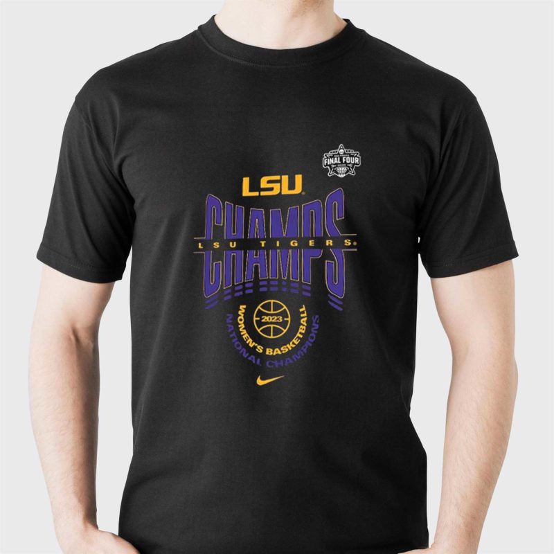 lsu tigers 2023 ncaa womens basketball national champions locker room t shirt 1 3