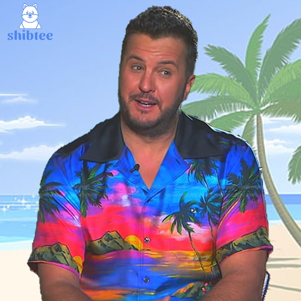 Luke Bryan Aloha Sunset Hawaiian Shirt American Idol