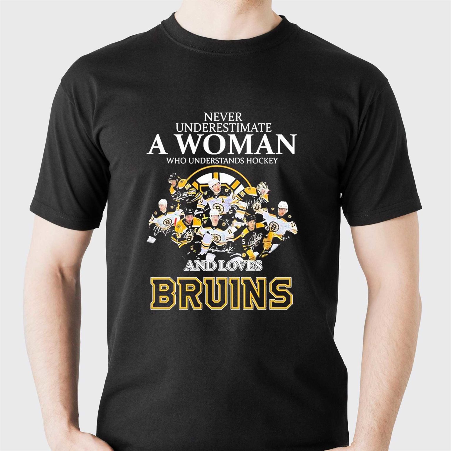 Never Underestimate A Woman Who Understand Hockey And Loves Boston ...