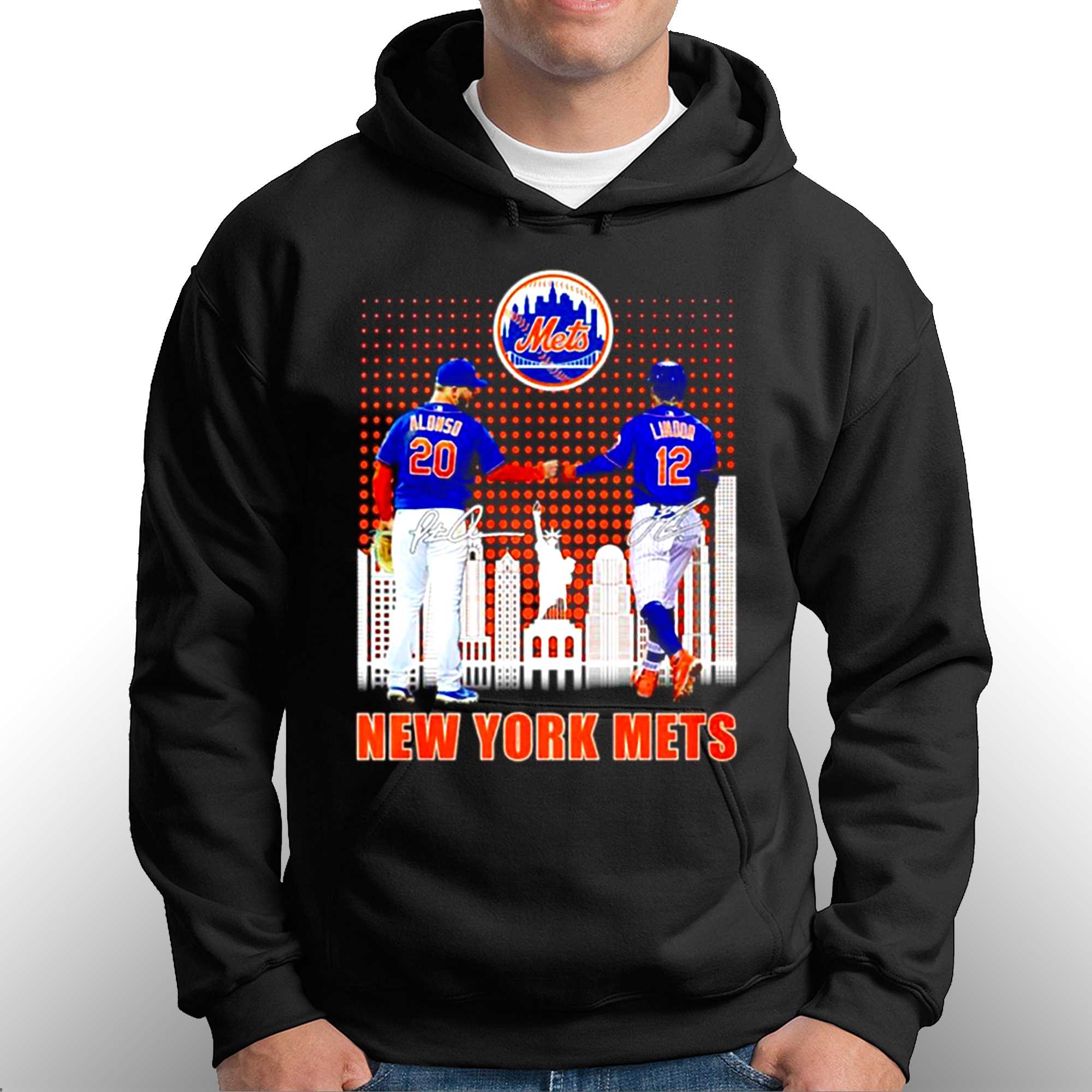 20 Pete Alonso And 12 Francisco Lindor New York Mets Signatures Shirt,  hoodie, sweater, long sleeve and tank top