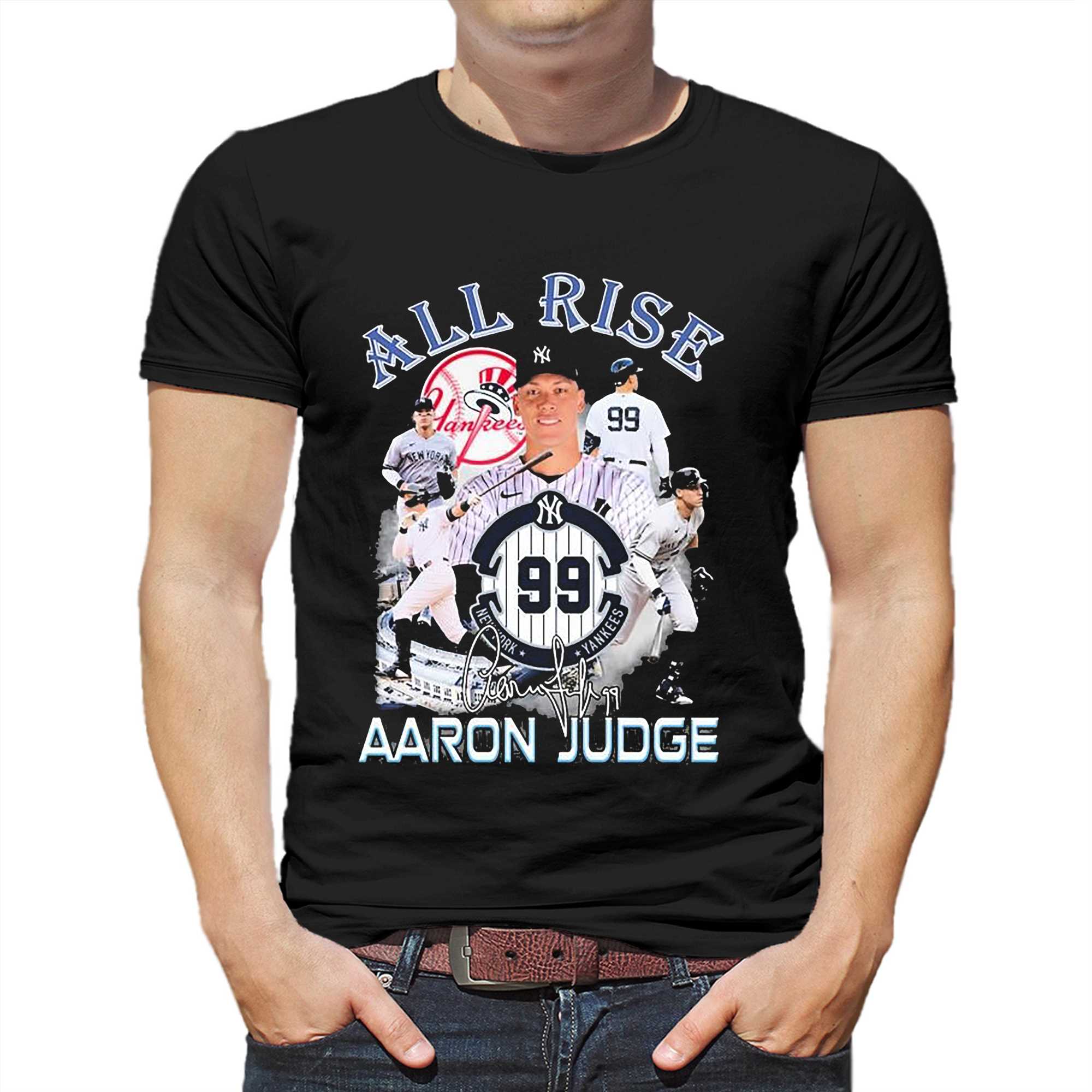 99 New York Yankees Aaron Judge All Rise Hawaiian Shirt