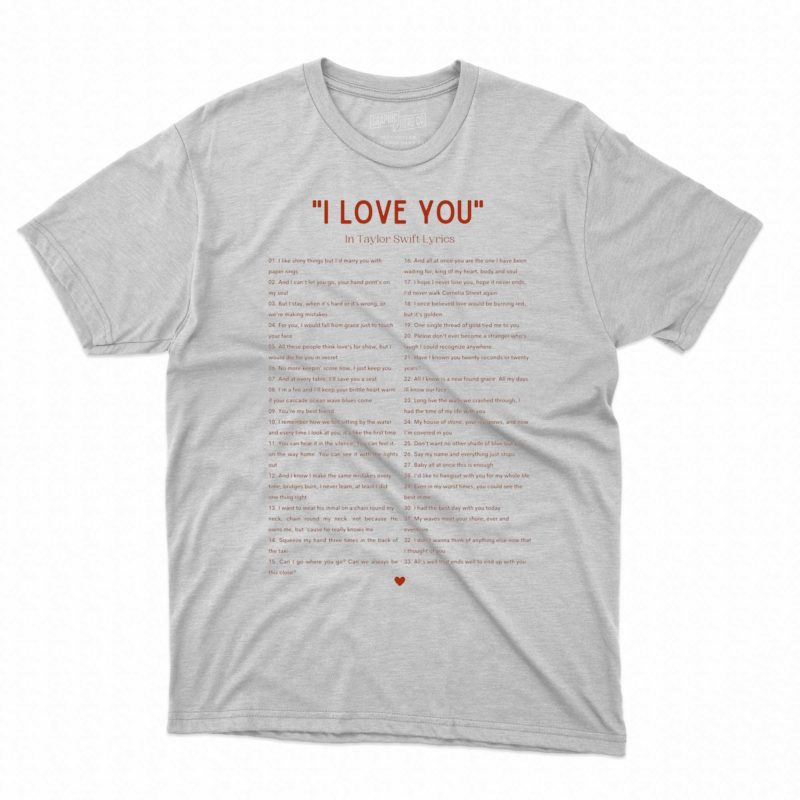 official i love you in taylor swift lyrics sweatshirt hoodie 1 3