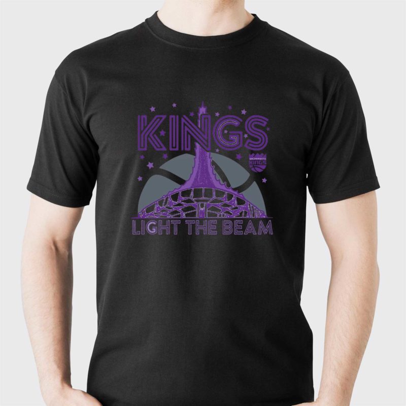 sacramento kings homage unisex light the beam hyper local t shirt 1 2