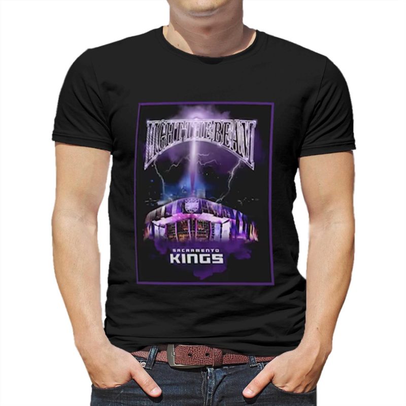 sacramento kings stadium essentials light the beam arena t shirt 1 1