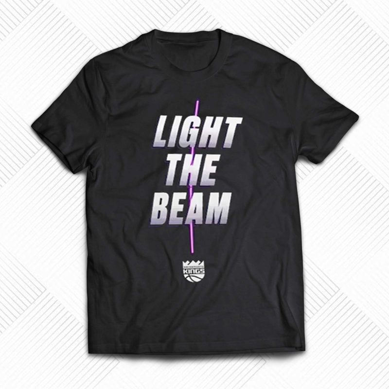 sacramento kings stadium essentials unisex light the beam t shirt 1 1