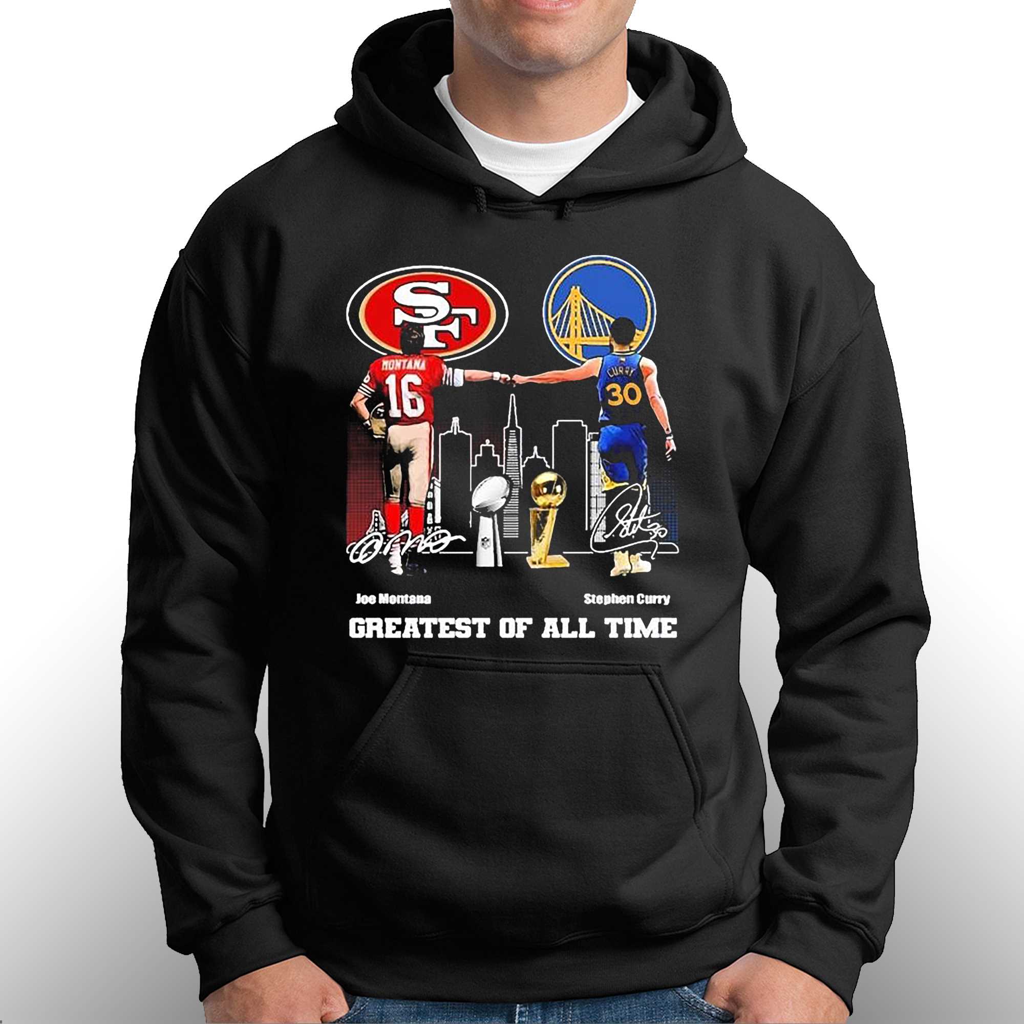 Official Joe Montana And Curry Greatest Of All Time Signatures 2023 Shirt,  hoodie, sweater and long sleeve