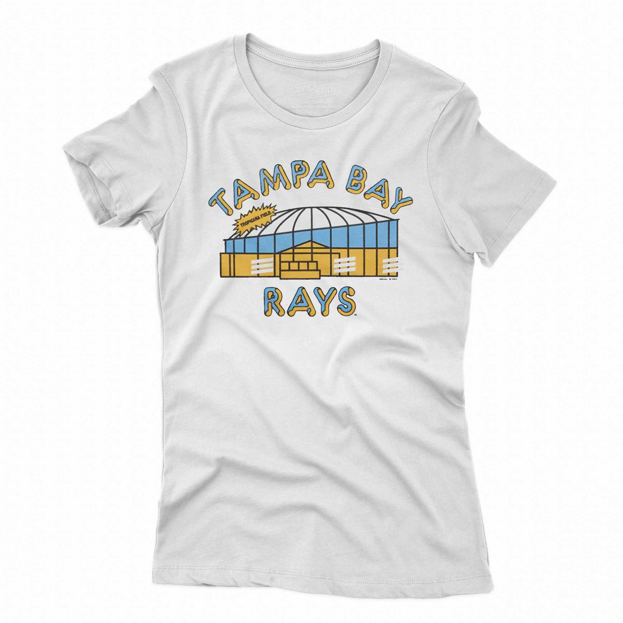 Tampa Bay Rays Tropicana Field Retro T-shirt - Shibtee Clothing