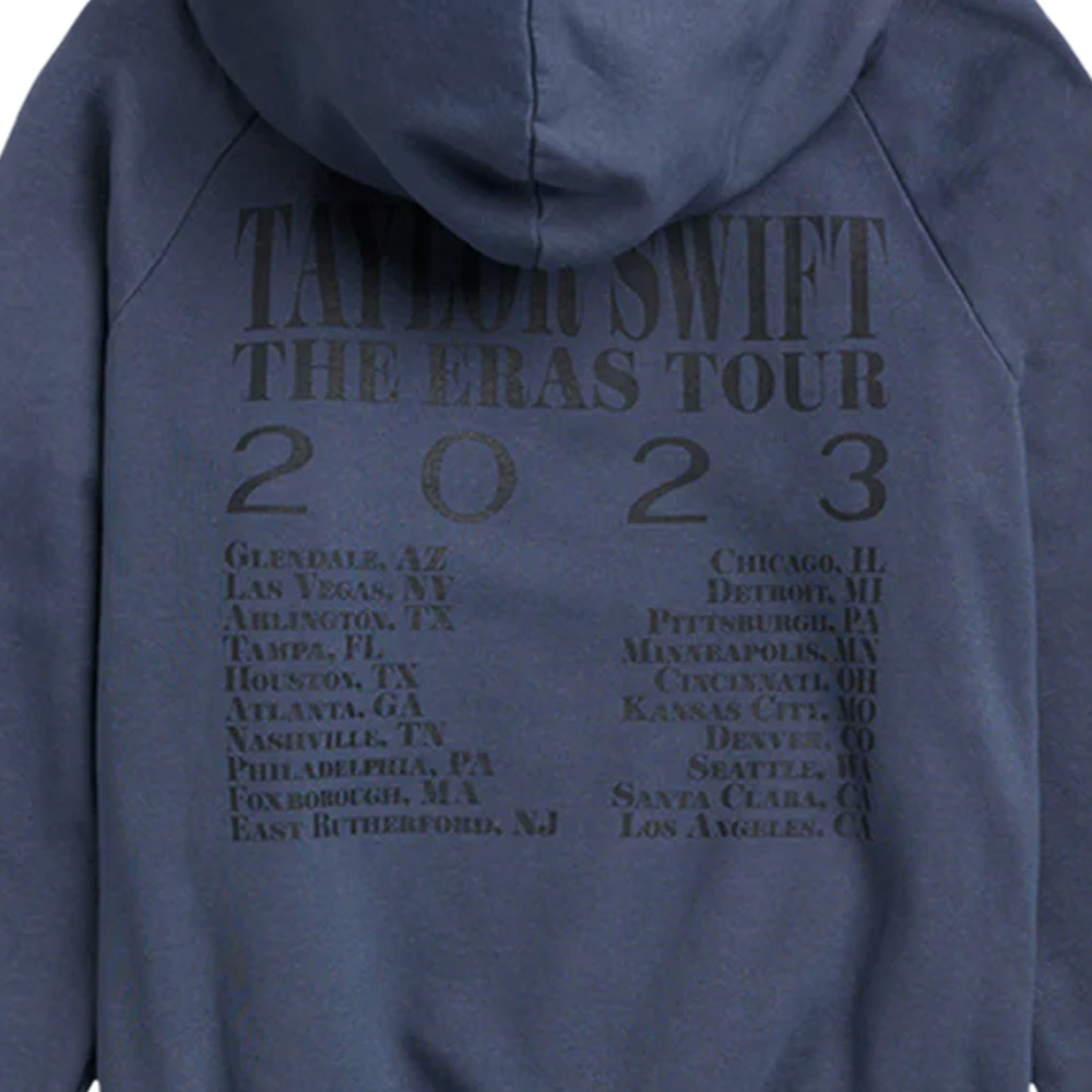 Taylor Swift The Eras Tour Blue Sweatshirt Hoodie Shibtee Clothing