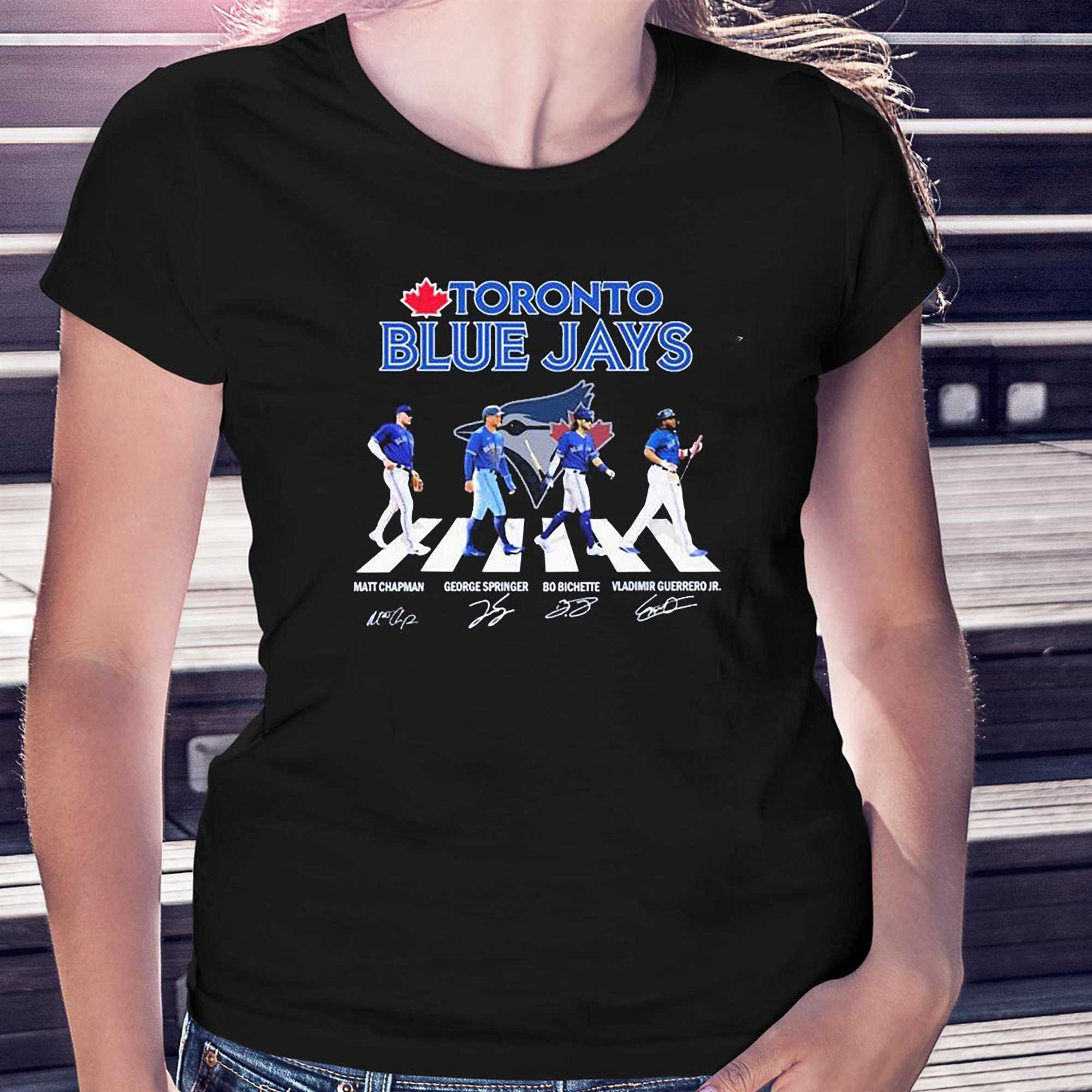 The Blue Jays Abbey road signatures shirt, hoodie, sweater, long