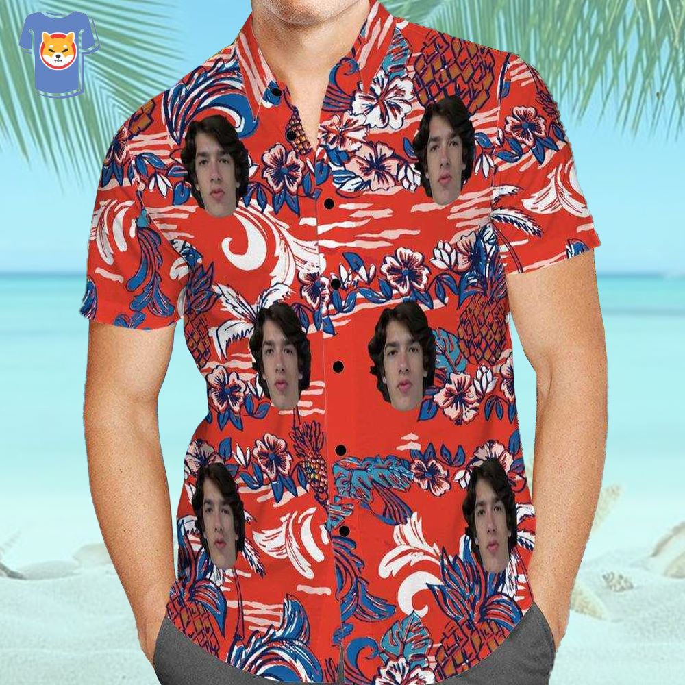 Baylen Levine Hawaiian Shirt Vintage Floral Pattern Hawaiian Shirt